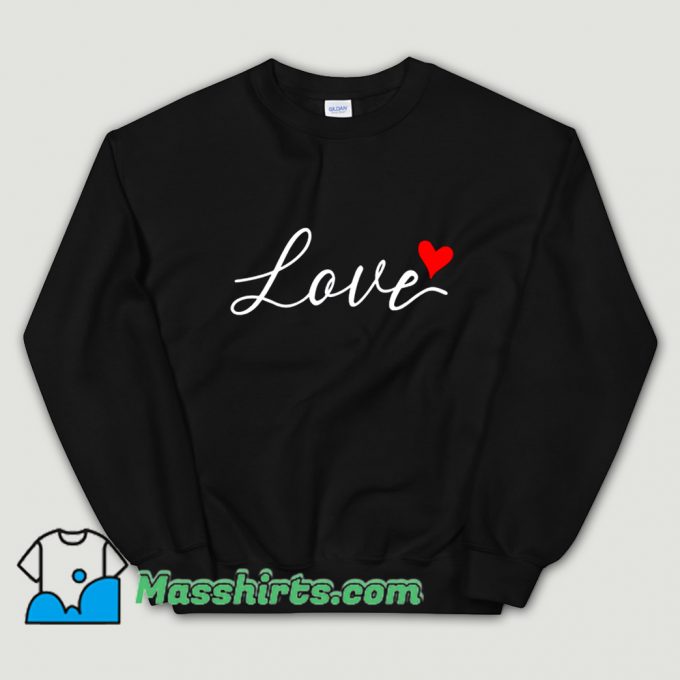 New Valentine Day Love Heart Sweatshirt