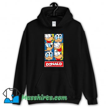 Original Disney Donald Duck Face Hoodie Streetwear
