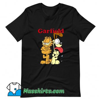 Original Garfield And Friends Odie Character T Shirt Design