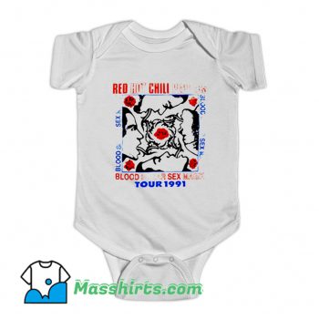 Classic Red Hot Chili Peppers Baby Onesie