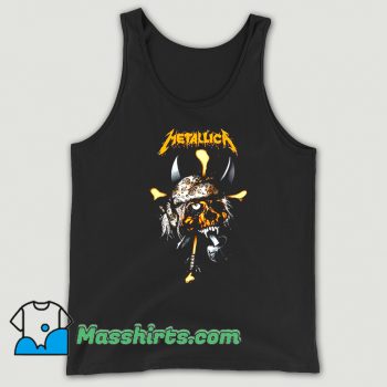 Awesome Rock Metallica Pirate Skull Tank Top