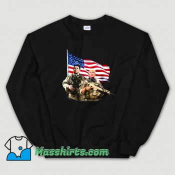 Ronald Donald Trump USA Flag Sweatshirt
