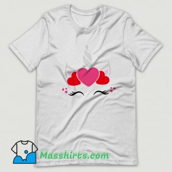 Unicorn Valentine Day T Shirt Design