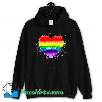 Best Pride Watercolor Heart Hoodie Streetwear