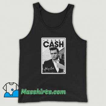 Cool Johnny Cash Signature Tank Top