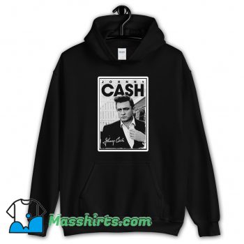 Johnny Cash Signature Hoodie Streetwear
