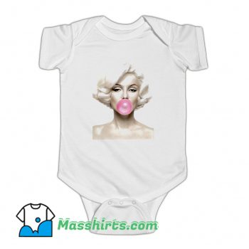 Marilyn Monroe Bubble Gum Baby Onesie