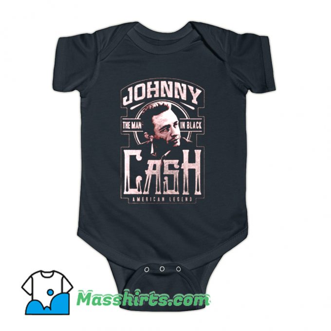 Music Johnny Cash American Legend Baby Onesie