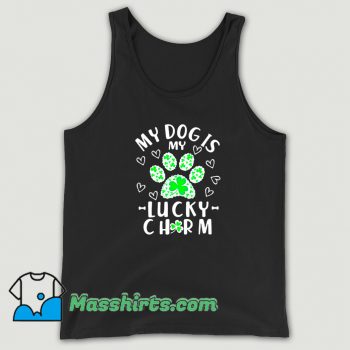My Dog Is My Lucky Charm Shamrock Tank Top On Sale