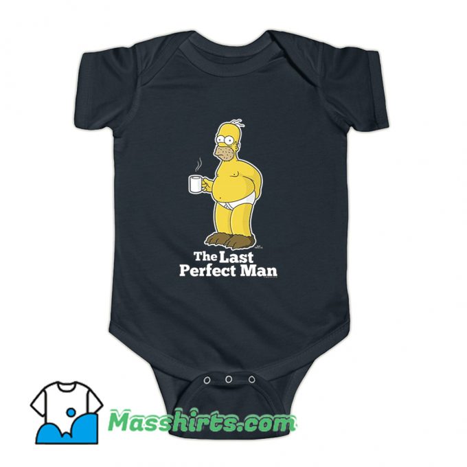 The Last Perfect Man Simpsons Baby Onesie