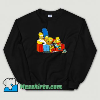 The Simpsons Homer Marge Maggie Sweatshirt