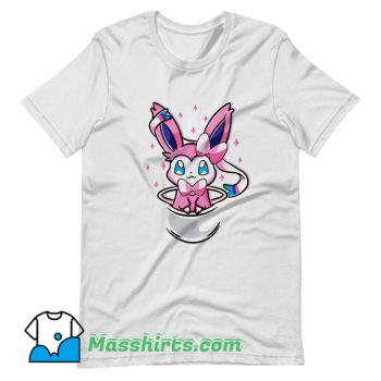 Anime Pouch Sylveon T Shirt Design On Sale