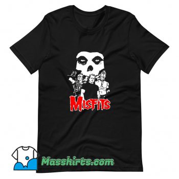 Awesome Misfits 1980 Tour Music Rock T Shirt Design