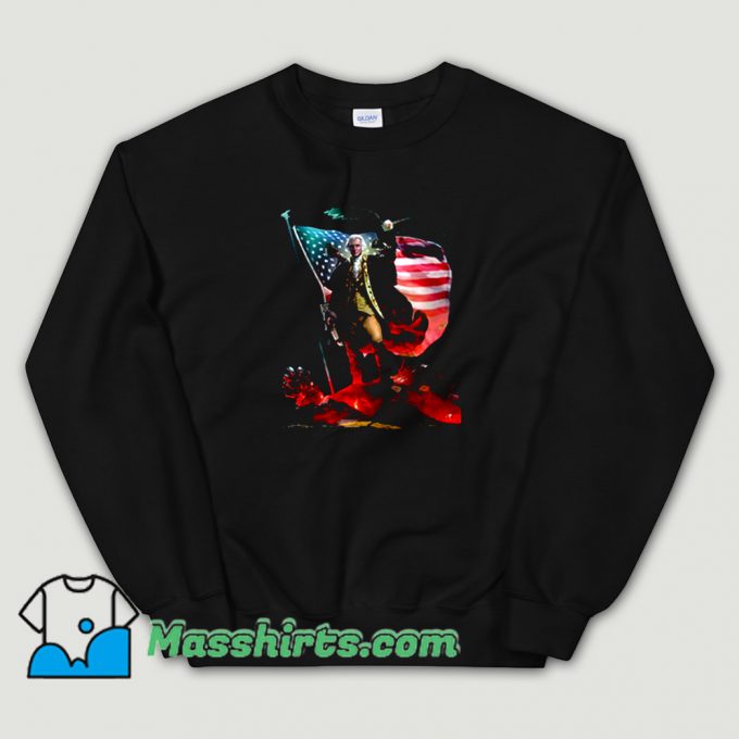 Cool Badass George Washington Sweatshirt
