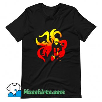 Cool Comic Naruto and 9 Tails T Shirt Design