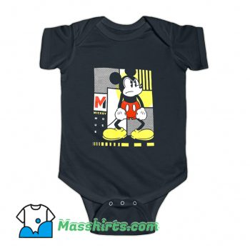 Movie Mickey Mouse Mad Angry Face Baby Onesie