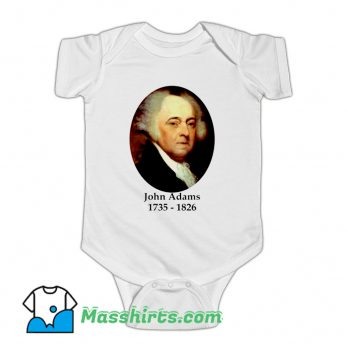 President John Adams 1735 1826 Baby Onesie