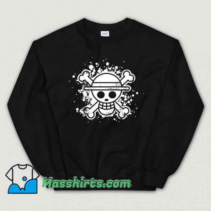 Skull Straw Hat Funny Sweatshirt