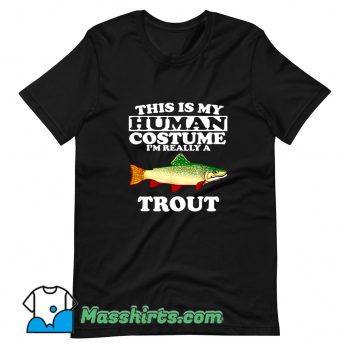 This Is My Human Costume Halloween Funny T Shirt Design