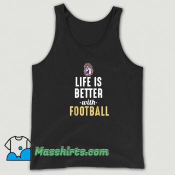 Vintage James Madison Dukes Life Is Better With Football Tank Top