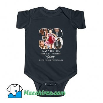33 Naya Rivera Thank You For The Memories Baby Onesie