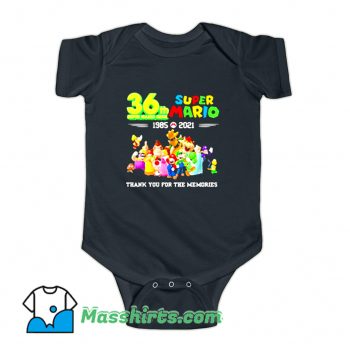 36 Th Super Mario Bros 1985 2021 Baby Onesie