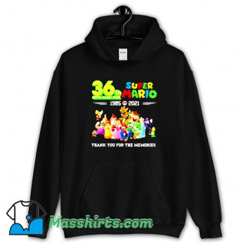 Awesome 36 Th Super Mario Bros 1985 2021 Hoodie Streetwear