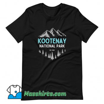 Best Mountains Kootenay National Park T Shirt Design