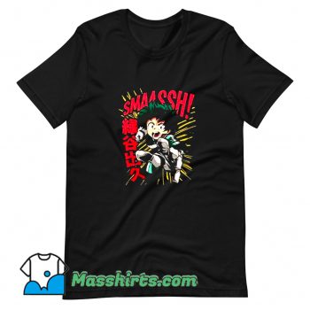Best My Hero Academia Deku Smash T Shirt Design
