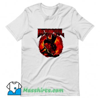 Cartoon Marvel Deadpool Epic Heavy Metal T Shirt Design