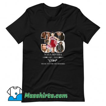 Cheap 33 Naya Rivera Thank You For The Memories T Shirt Design