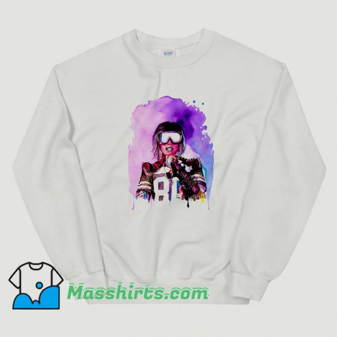Cheap Missy Elliott Colorful Art Sweatshirt