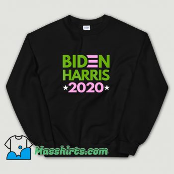 Cool Biden Harris 2020 Pink Green Democrat Liberal Sweatshirt