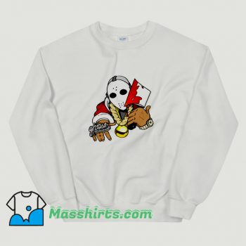 Cool Jason Voorhees Parody Rapper Hip Hop Sweatshirt