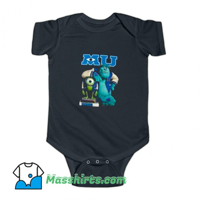 Cool Mike And Sulley Monsters University Baby Onesie