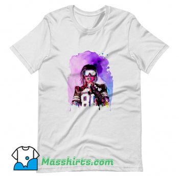 Cool Missy Elliott Colorful Art T Shirt Design