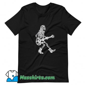 Cute Seembo Skeleton Playing Guitar T Shirt Design