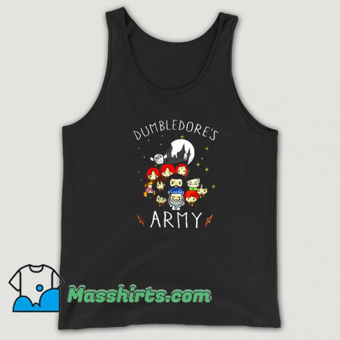 Dumbledores Army Cartoon Tank Top On Sale