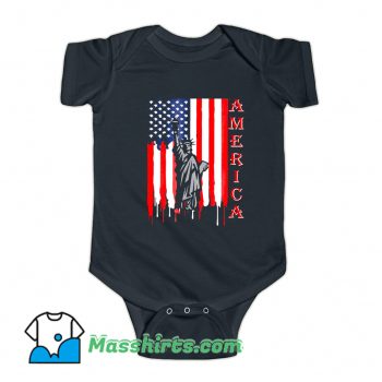 Fourth Of July Statue Of Liberty Baby Onesie On Sale