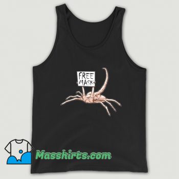 Free Mask Facehugger Funny Tank Top