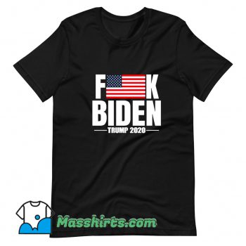 Fuck Biden American Flag 2020 T Shirt Design