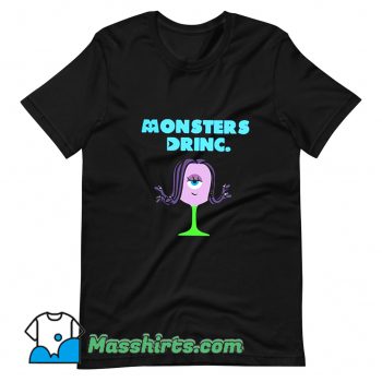 Funny Monsters Celia Drink T Shirt Design