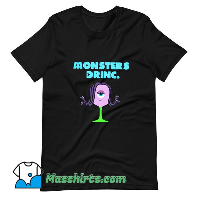 Funny Monsters Celia Drink T Shirt Design