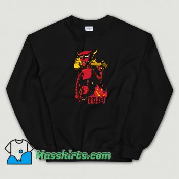 Original Futurama Robot Devil Hellboy Hellbot Sweatshirt