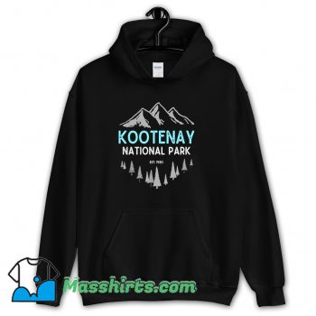 Vintage Mountains Kootenay National Park Hoodie Streetwear