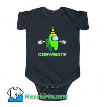 Among Us Green Crewmate Baby Onesie