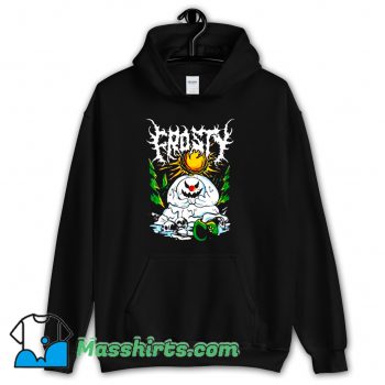 Awesome Frosty Angry Snowman Hoodie Streetwear