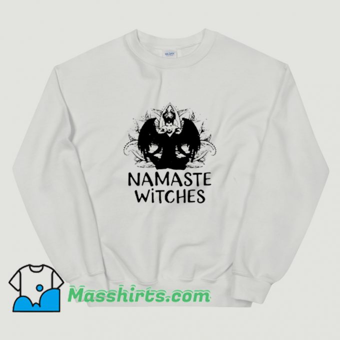 Cheap Namaste Witches Disney Maleficent Yoga Sweatshirt