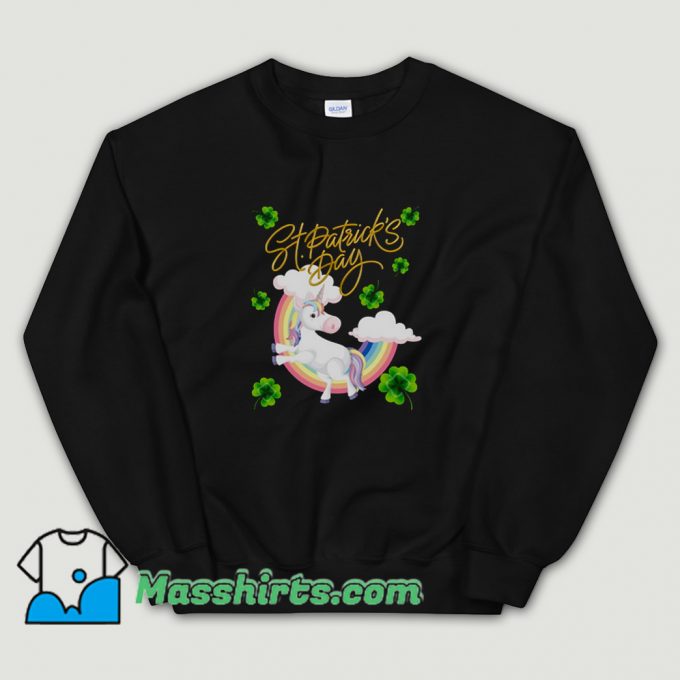 Cheap Unicorn St Patricks Day Sweatshirt
