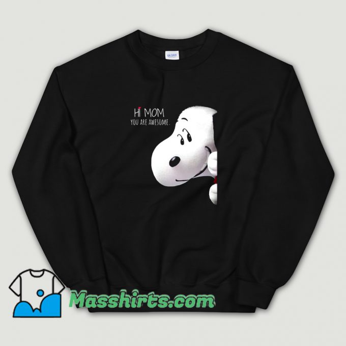 Classic Greet Snoopy Mothers Day Sweatshirt